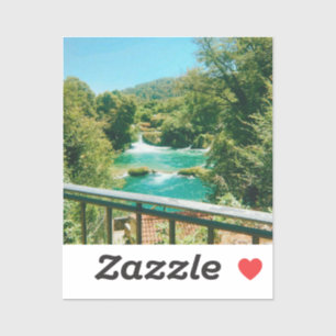 Krka Wasserfälle - Krka Nationalpark - Kroatien Aufkleber