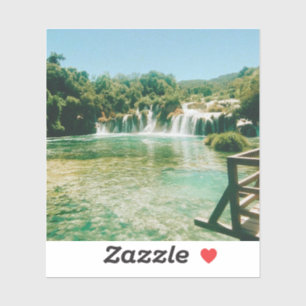 Krka Wasserfälle - Krka Nationalpark - Kroatien Aufkleber