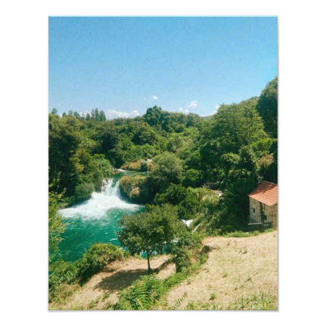 Krka Wasserfälle - Krka Nationalpark - Kroatien Fotodruck (Vorne)