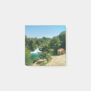 Krka Wasserfälle - Krka Nationalpark - Kroatien Post-it Klebezettel