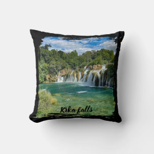 Krka Wasserfälle Kroatien Fernaussicht Kissen