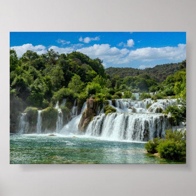 Krka waterfall poster (Vorne)