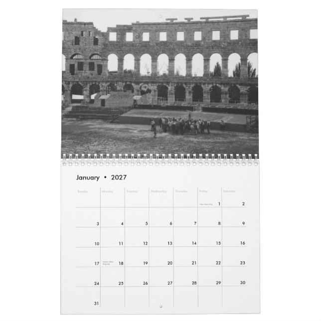 Kroatien 2015 kalender (Jan 2027)