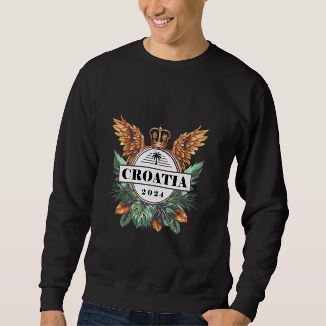 Kroatien 2024 Ferienteam Hrvatska Sweatshirt (Vorderseite)