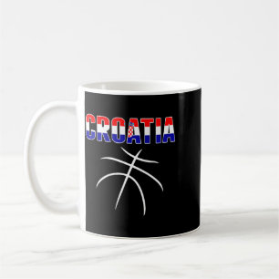 Kroatien Baseball Fans Trikot - Kroatische Flagge  Kaffeetasse