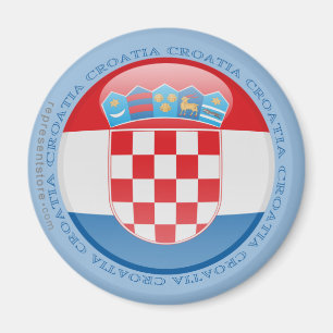 Kroatien-Blasen-Flagge Magnet