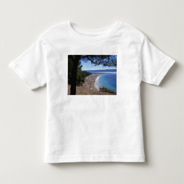 Kroatien, Brac Island, Bol, Golden Cape Beach Kleinkind T-shirt (Vorderseite)