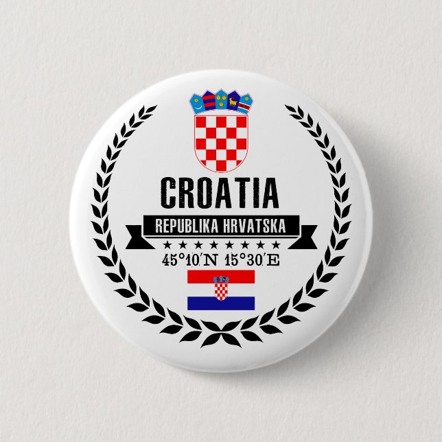 Kroatien Button (Vorderseite)