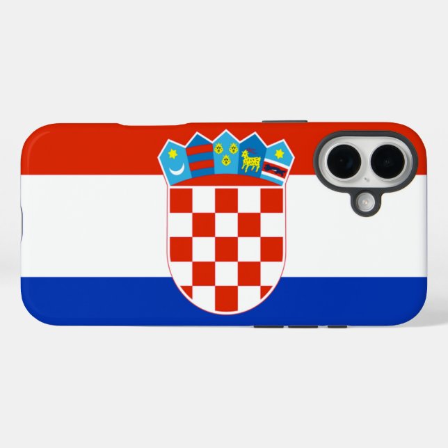 Kroatien Case-Mate iPhone Hülle (Rückseite (Horizontal))
