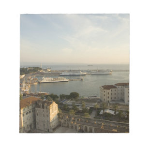Kroatien, Dalmatien, Split. Sicht auf Riva Notizblock