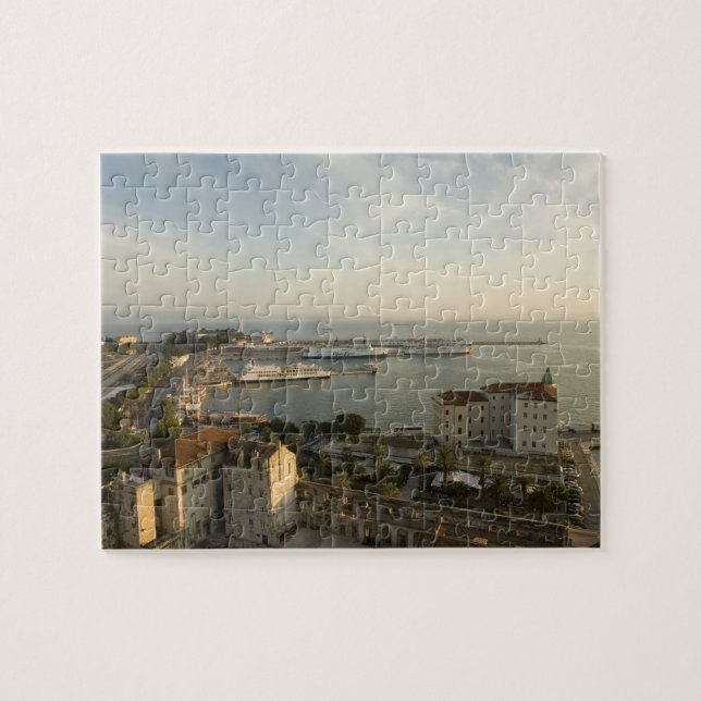 Kroatien, Dalmatien, Split. Sicht auf Riva Puzzle (Horizontal)
