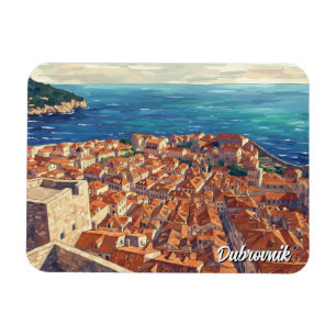 Kroatien Dubrovnik Reise Magnet