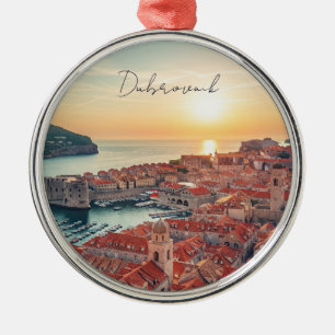 Kroatien Dubrovnik Reise Ornament Aus Metall