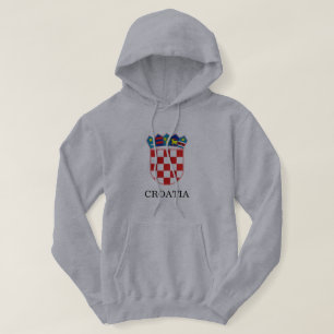 Kroatien-Emblem Hoodie