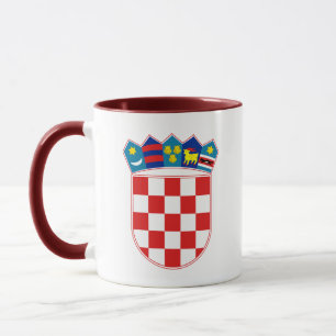 Kroatien-Emblem Tasse