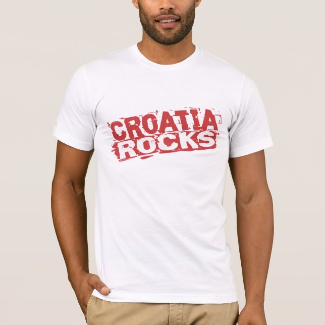 Kroatien-Felsen T-Shirt (Vorderseite)