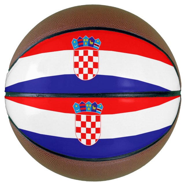 Kroatien-Flagge Basketball (Vorderseite)