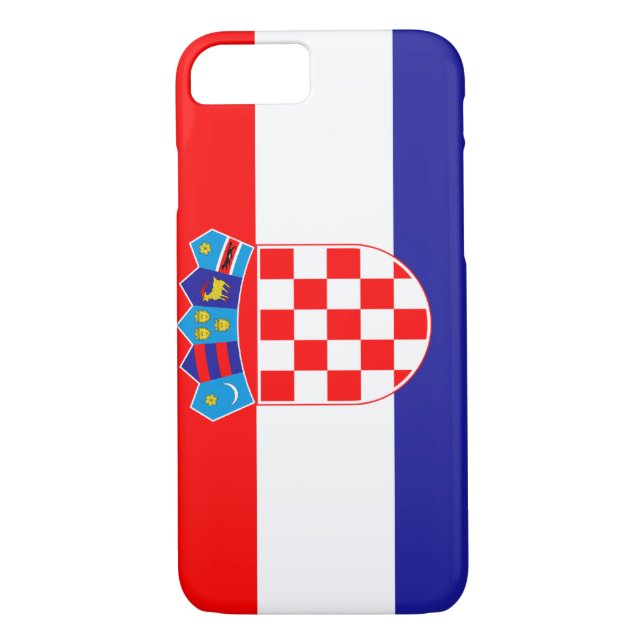 Kroatien-Flagge Case-Mate iPhone Hülle (Rückseite)