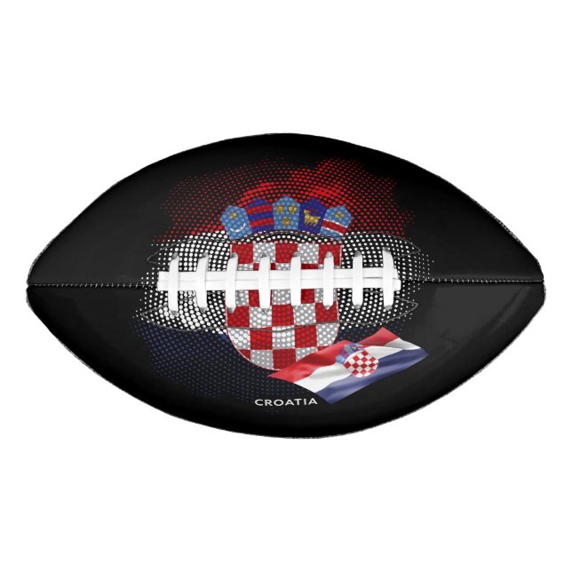 Kroatien-Flagge Football (Vorderseite)