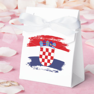 Kroatien-Flagge Geschenkschachtel