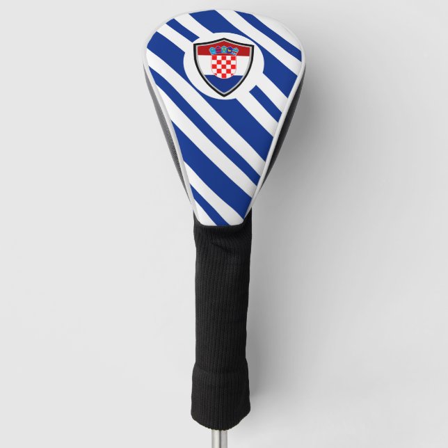 Kroatien-Flagge Golf Headcover (Vorderseite)