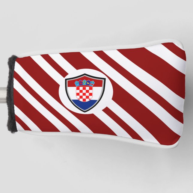 Kroatien-Flagge Golf Headcover (Vorderseite)