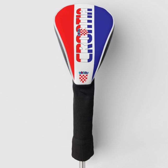 Kroatien Flagge Gorgetic Patriotic Golf Headcover (Vorderseite)