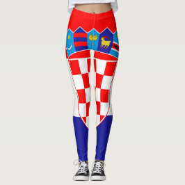 Kroatien-Flagge Leggings