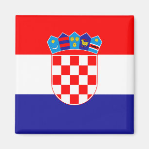 Kroatien-Flagge Magnet