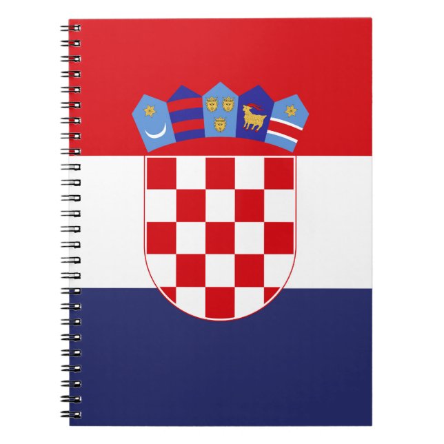 Kroatien-Flagge Notizblock (Vorderseite)