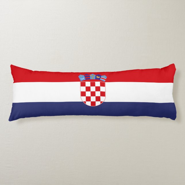Kroatien-Flagge Seitenschläferkissen (Vorderseite)