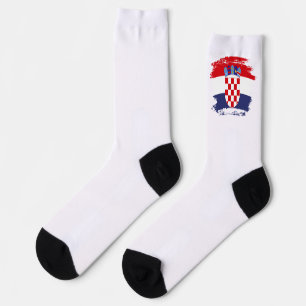 Kroatien-Flagge Socken