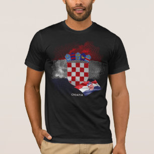 Kroatien-Flagge T-Shirt