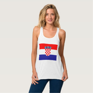 Kroatien-Flagge Tank Top