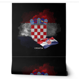 Kroatien-Flagge Tapete