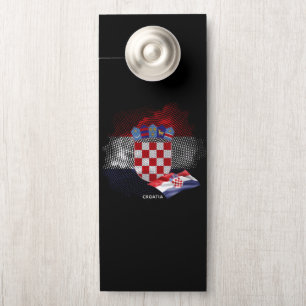 Kroatien-Flagge Türanhänger