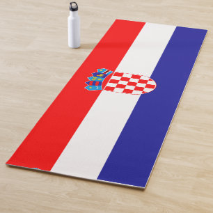 Kroatien-Flagge Yogamatte