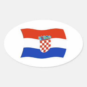 Kroatien Flaggen Aufkleber