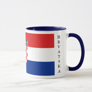 Kroatien-Flaggen-Tasse Tasse