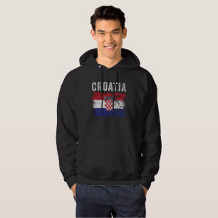 Kroatien - Flaggenangst - Kroatische Flagge Hoodie