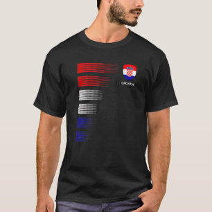 Kroatien Flaggenemblem Patriotic Kroatische Nation T-Shirt
