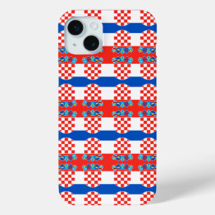 Kroatien-Flaggenmuster Case-Mate iPhone Hülle