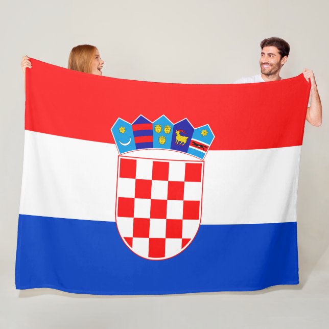 Kroatien Fleecedecke (Beispiel)