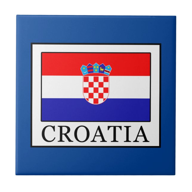 Kroatien Fliese (Vorderseite)