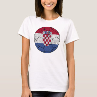 Kroatien-Fußball-Damen-Baby - Puppe T-Shirt