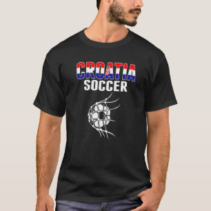 Kroatien Fußball Im Netz Kroatische Fußballanhäng T-Shirt