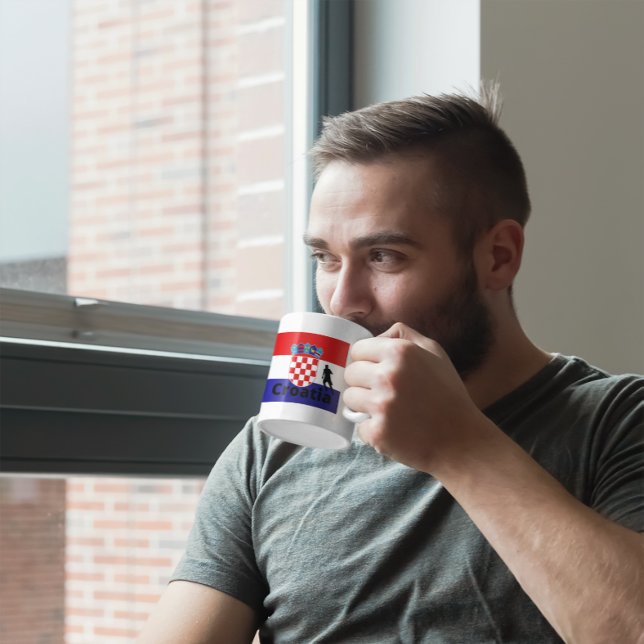 Kroatien Fußball Kaffeetasse (Von Creator hochgeladen)