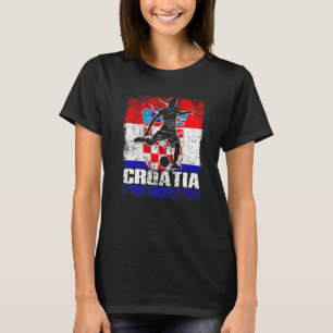 Kroatien Fußball Kroatien Fußball Kroatien Flagge T-Shirt