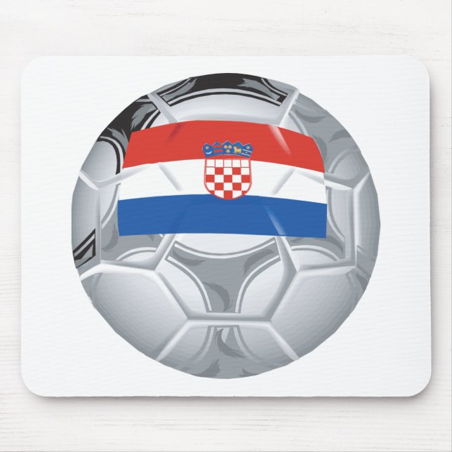 Kroatien-Fußball Mousepad (Vorne)