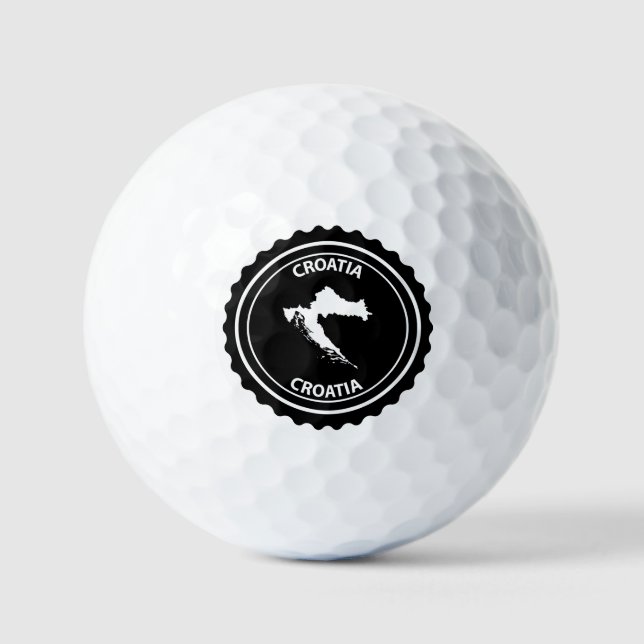 Kroatien Golfball (Vorderseite)